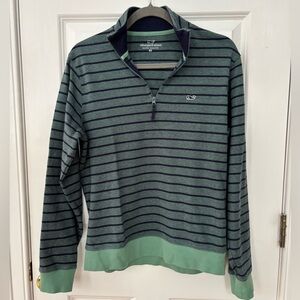 Vineyard Vines Green and Blue Sweatshirt